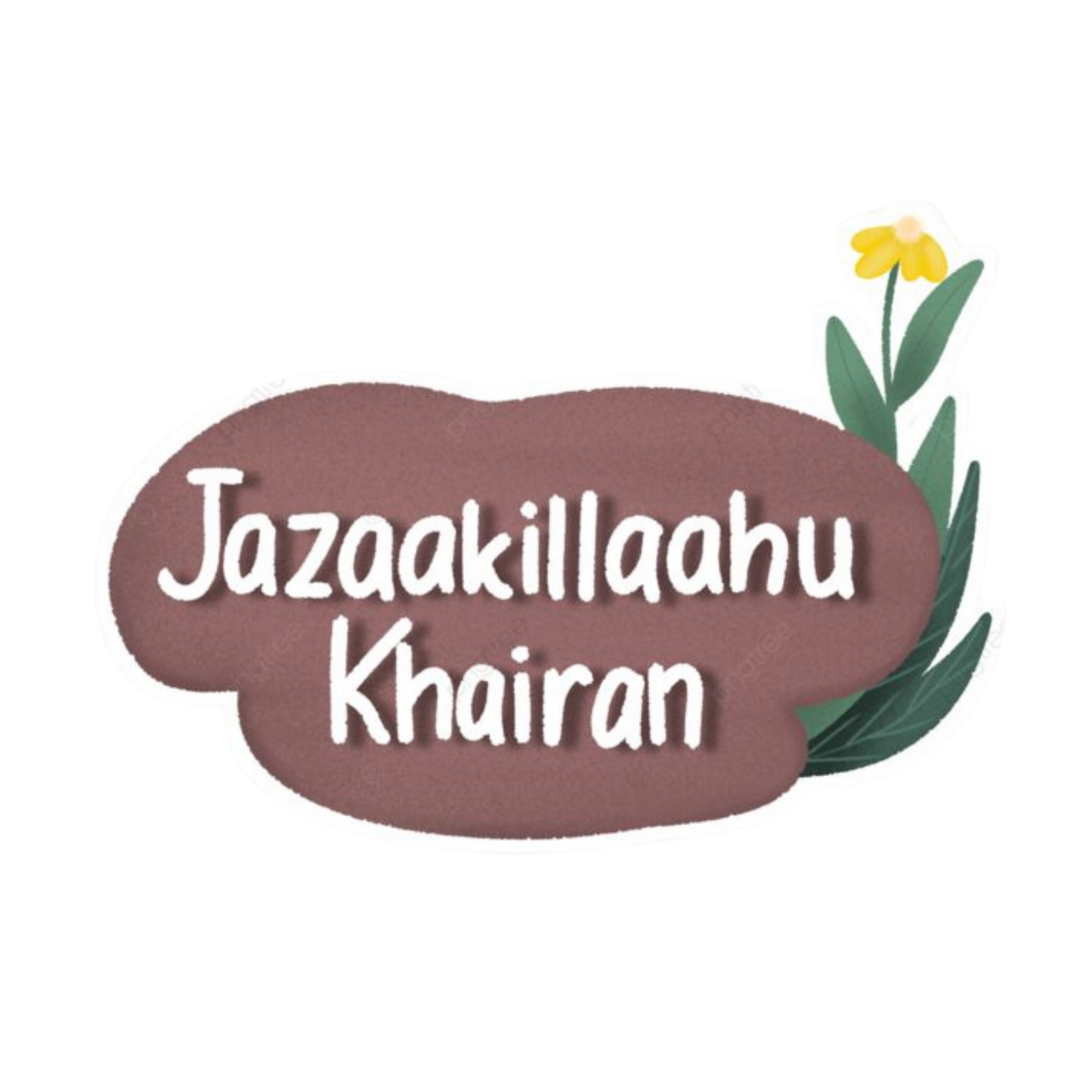 Jazaakillaahu Khairan | Islamic Sticker | Customized Sticker BD