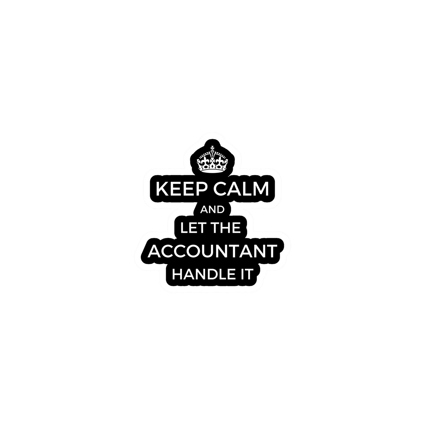 Accountant 7 | Sticker | Customized Sticker