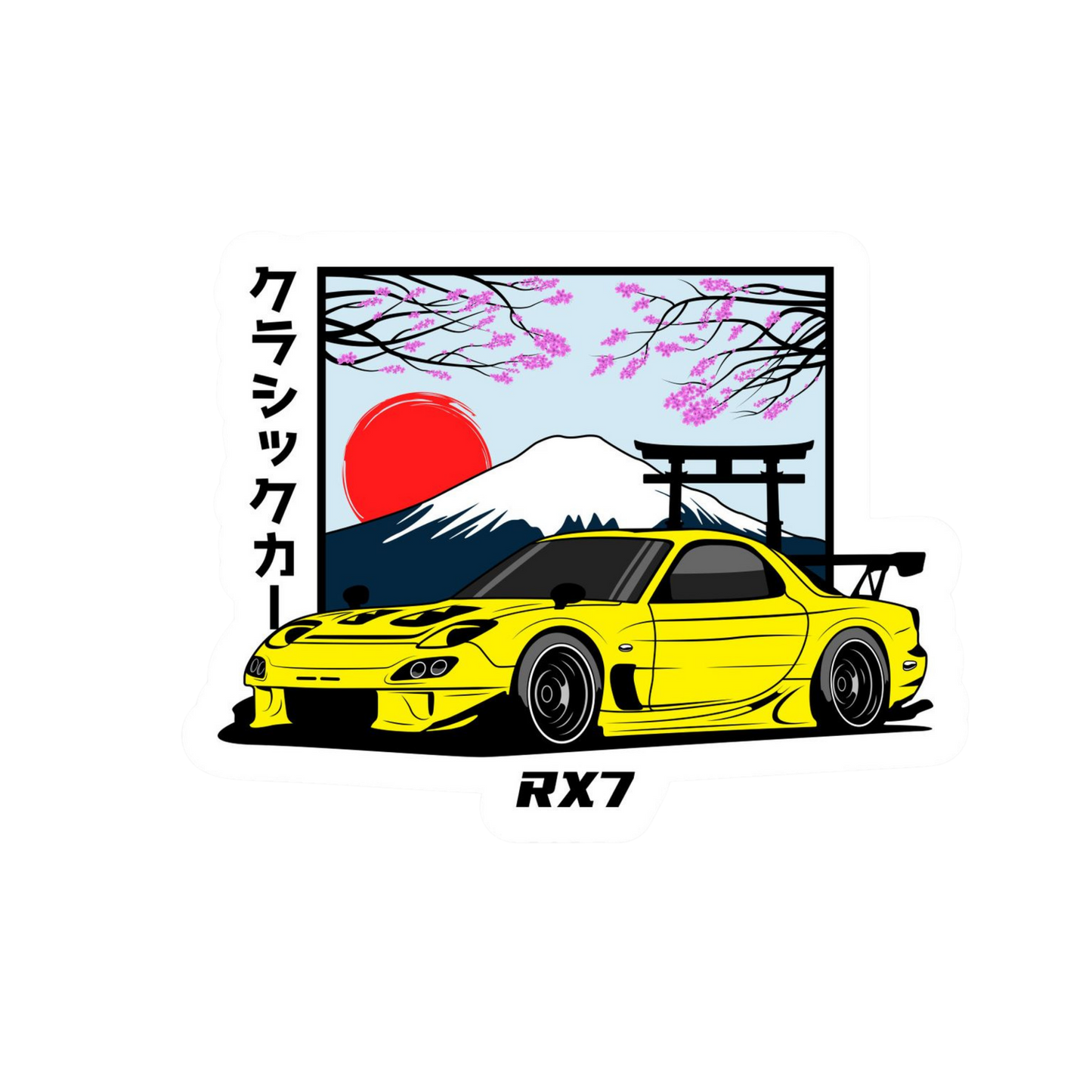 Racing Car 3 | JDM Car | Customized Sticker