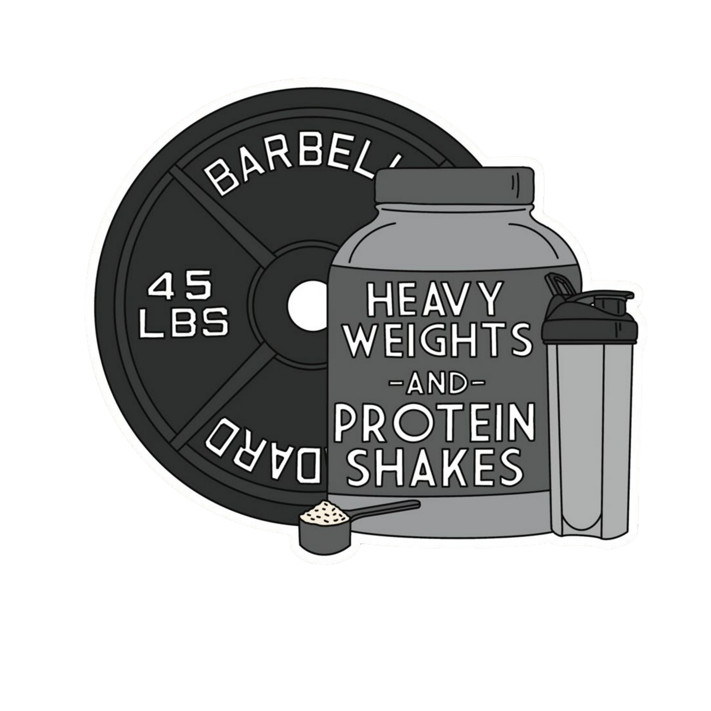 GYM Sticker 16 | Customized Sticker BD