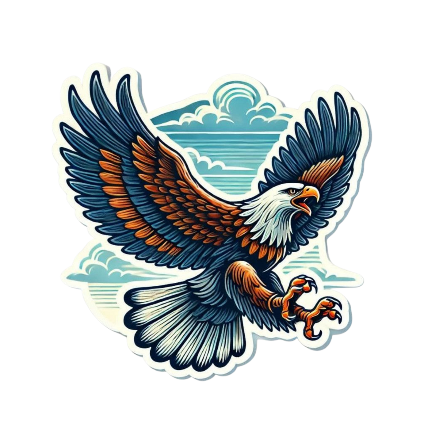 Eagle 17 | Birds | Customized Sticker BD