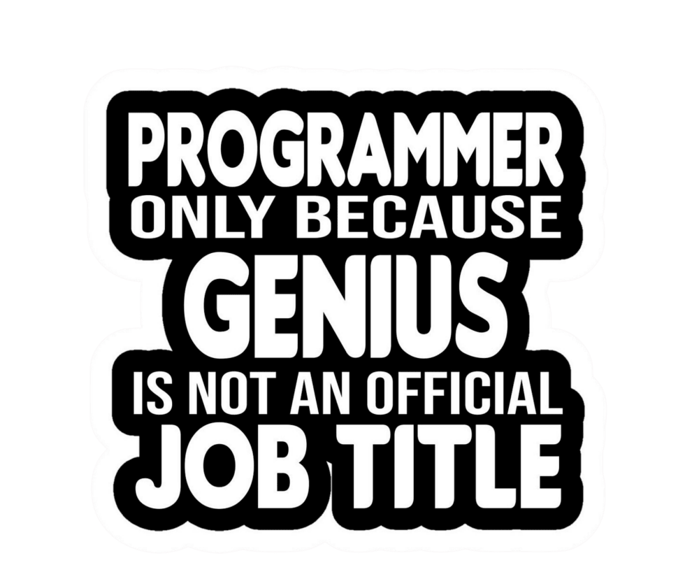 Programmer Sticker Collection - Customized Sticker