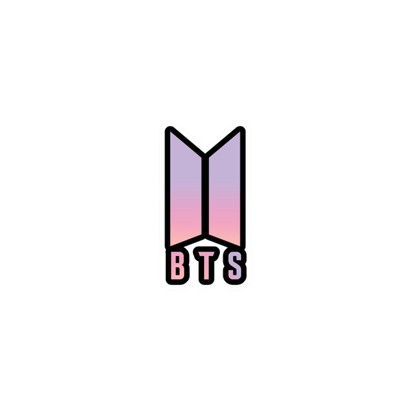 BTS K-pop premium die-cut customized sticker - water resistant and scratch resistant