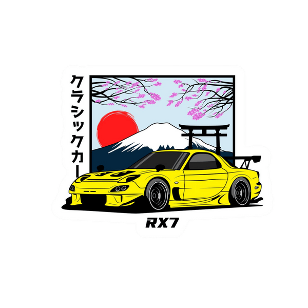Car premium die-cut customized sticker - water resistant and scratch resistant