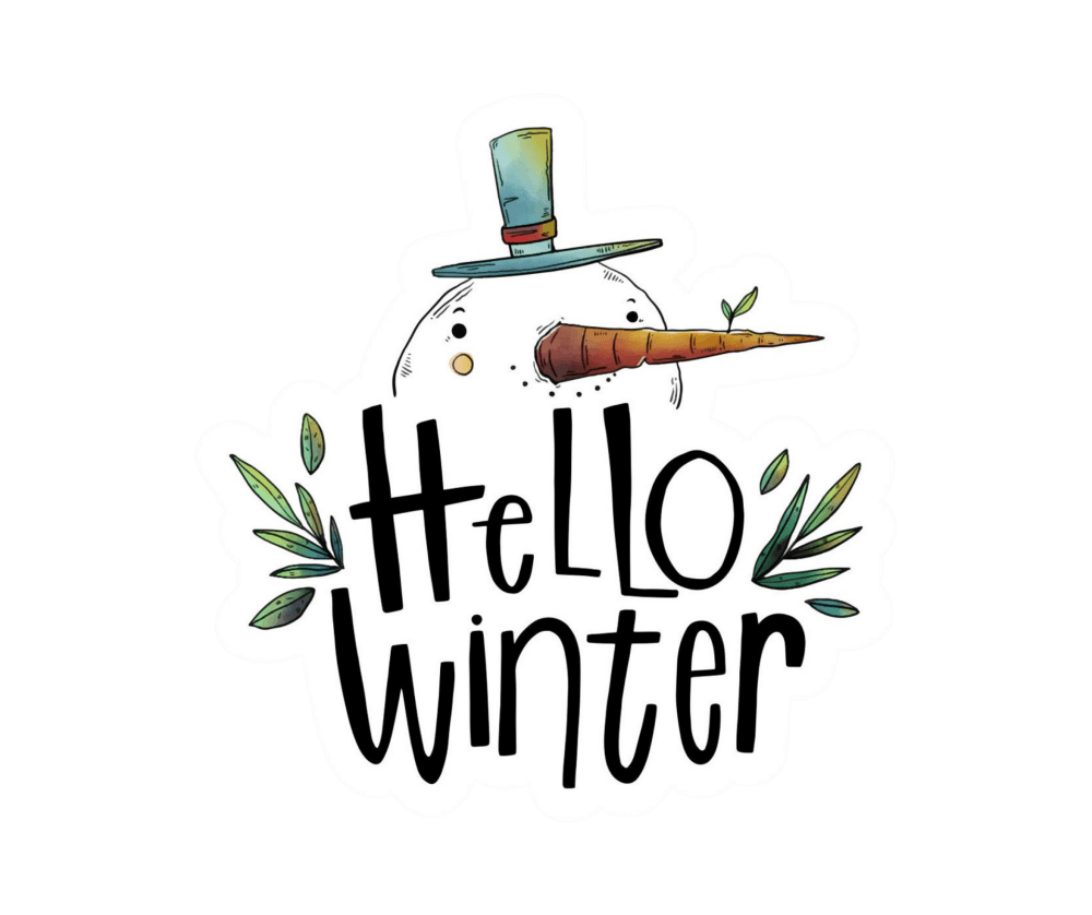 Winter Sticker Collection - Customized Sticker