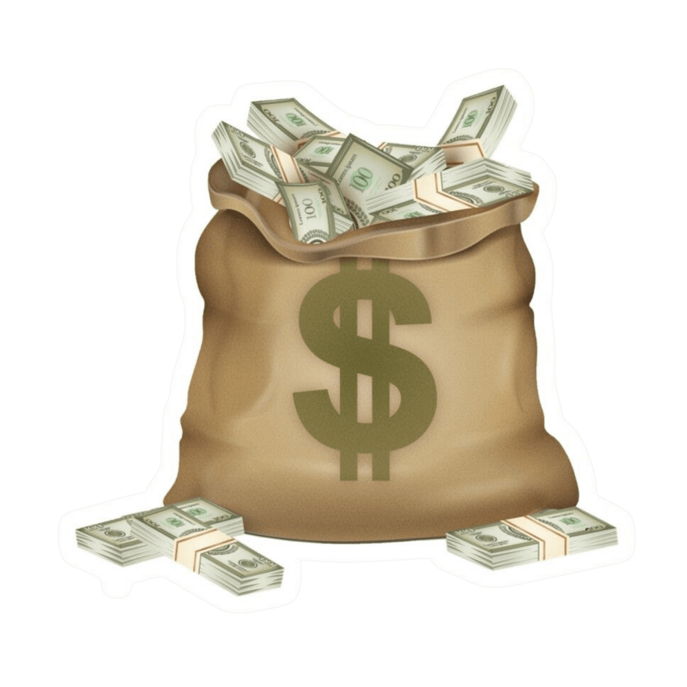 Money Sticker Collection - Customized Sticker