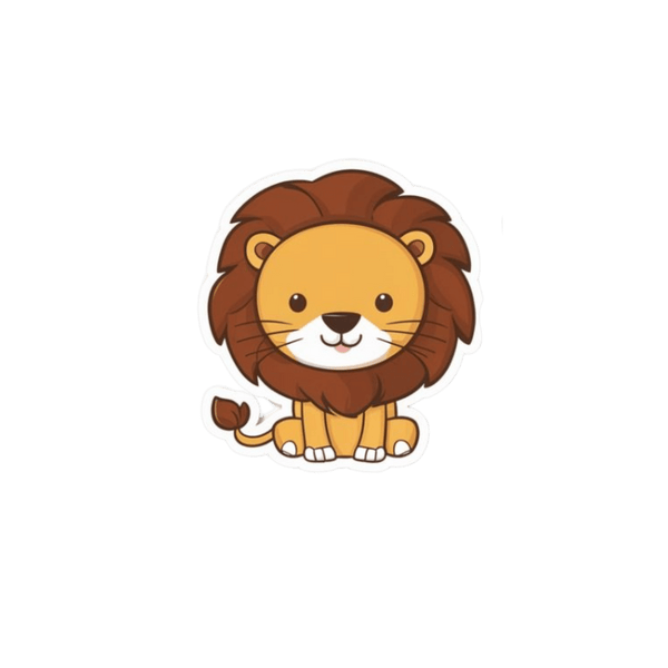 Animals premium die-cut customized sticker - water resistant and scratch resistant