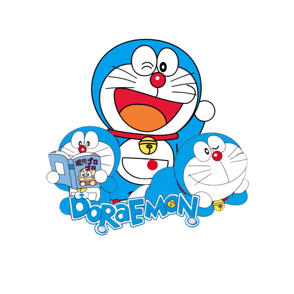 Doraemon premium die-cut customized sticker - waterproof and scratch resistant