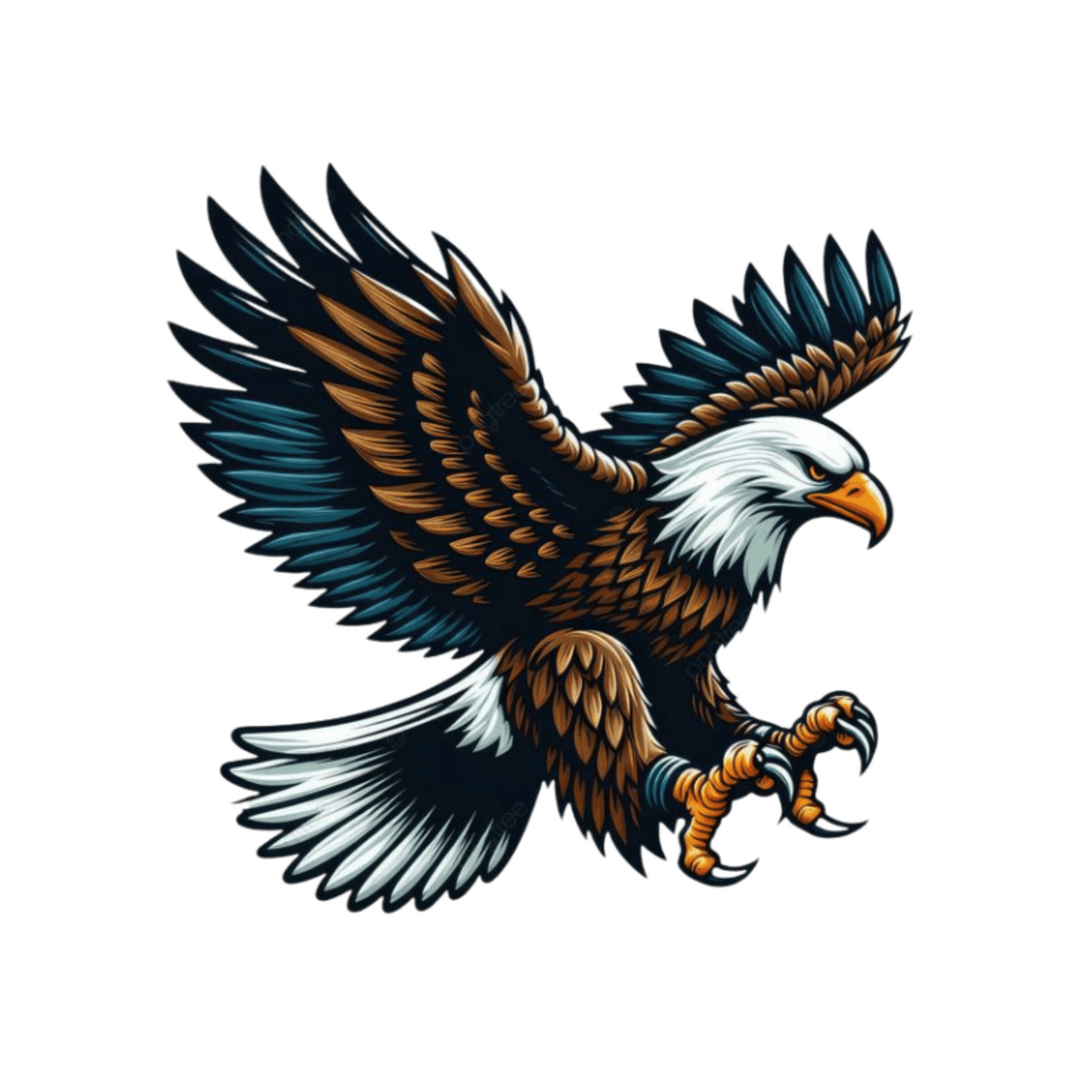 Eagle & Birds premium die cut customized sticker collection