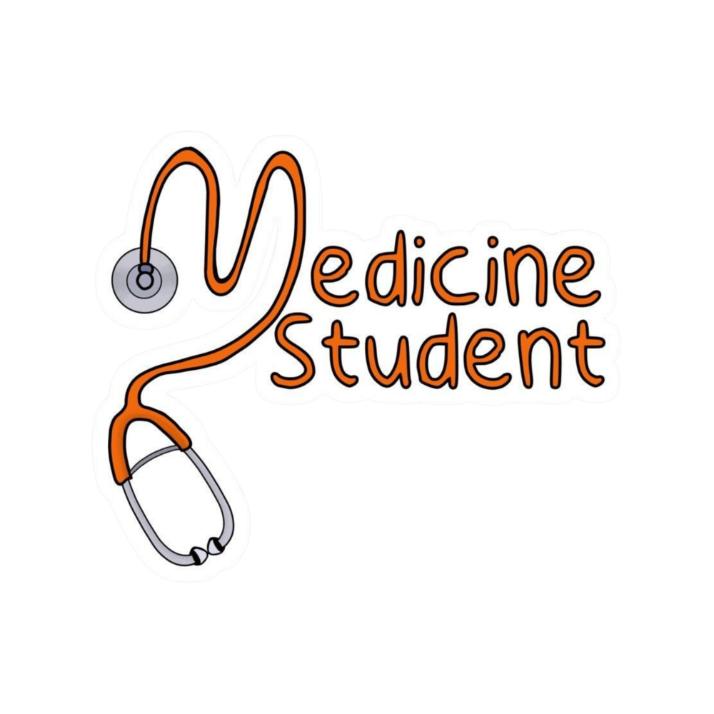 Medical Student Sticker Collection - Customized Sticker