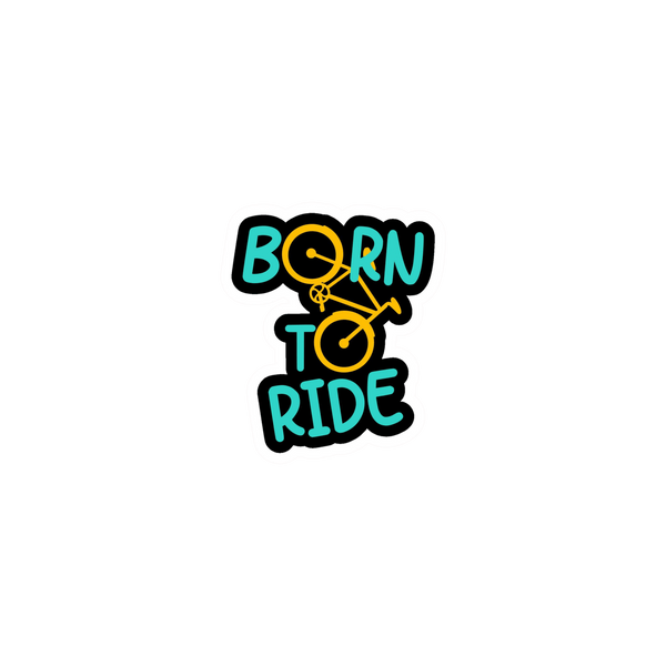 Bicycle premium die-cut customized sticker - water resistant and scratch resistant