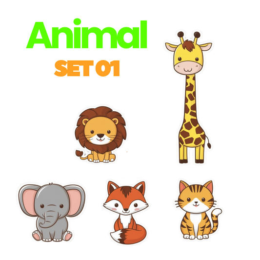 Animal Sticker Set 1 | Sticker | Cartoons