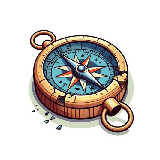 Compass Sticker | Vintage Navigation | Customized Sticker BD