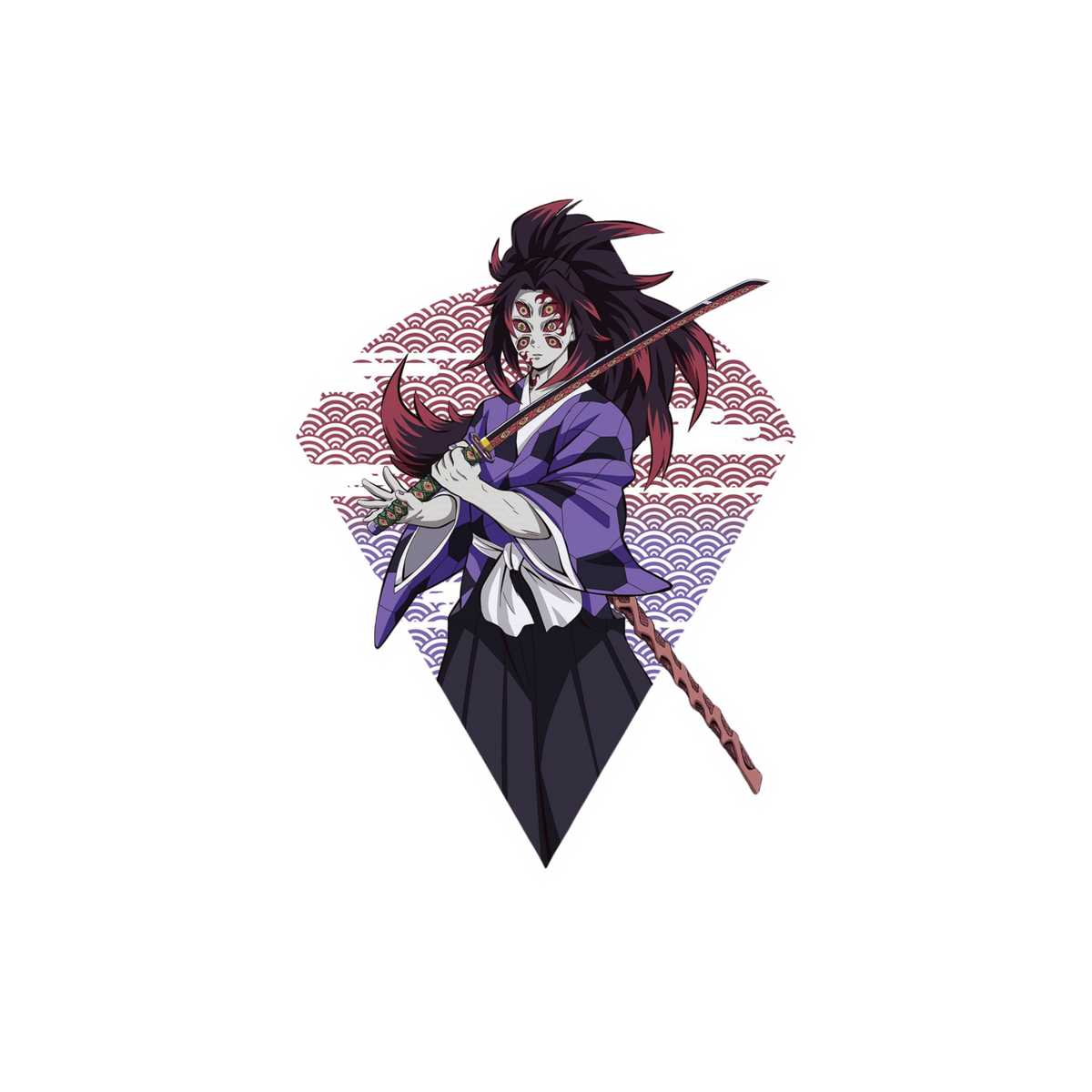 Kokushibo Sticker | Upper Moon One | Demon Slayer