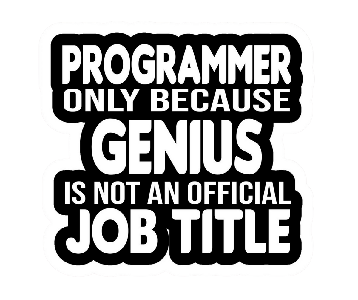 Shop Programmer Sticker 17 | Customized Sticker BD