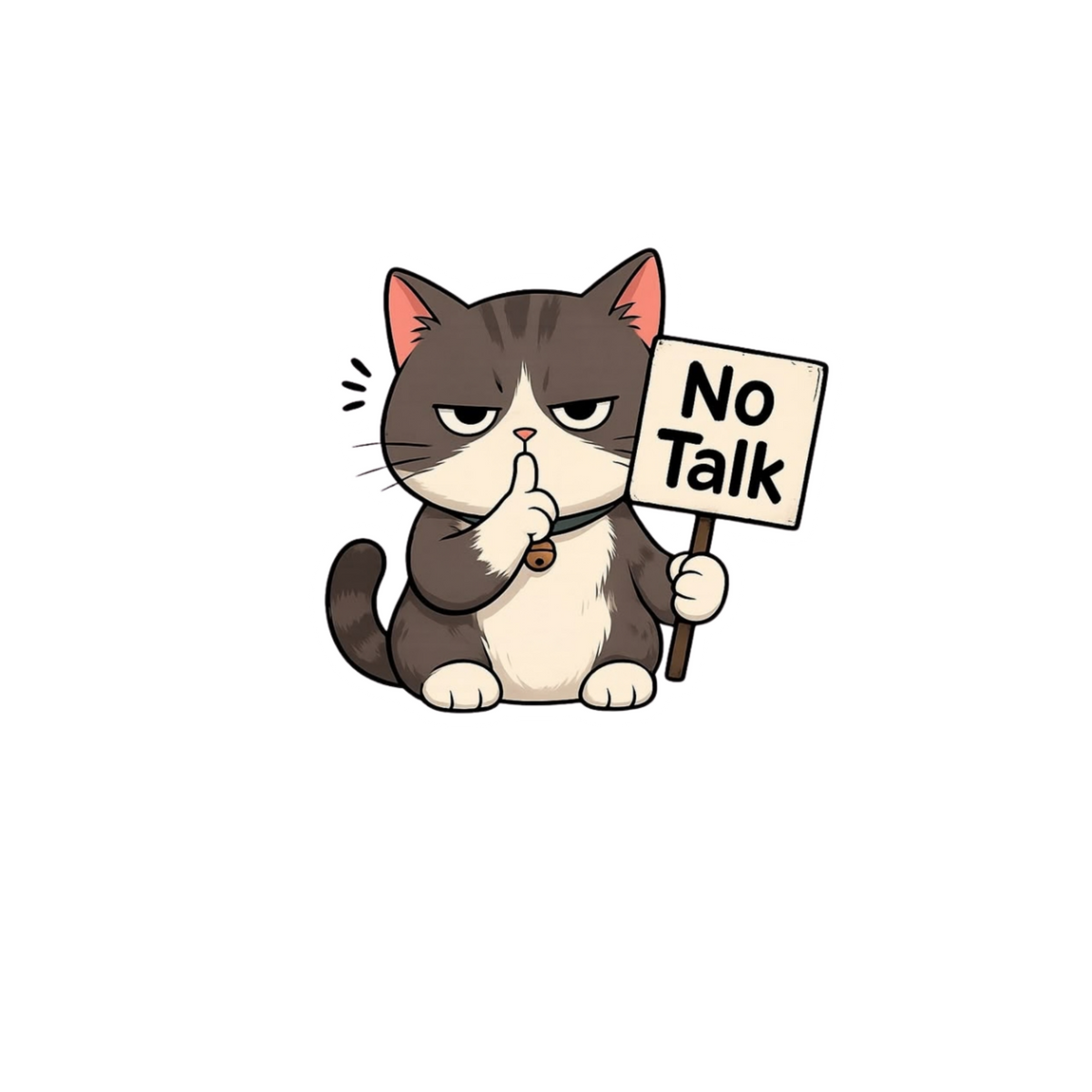 Having Fun Without Me Anime Sticker | Attitude Sticker | Customized Sticker BD