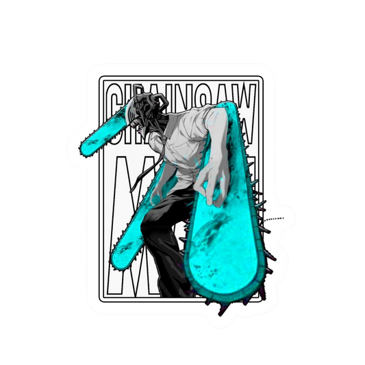 Chainsaw Devil Sticker | Chainsaw Man Anime Sticker | Customized Sticker BD
