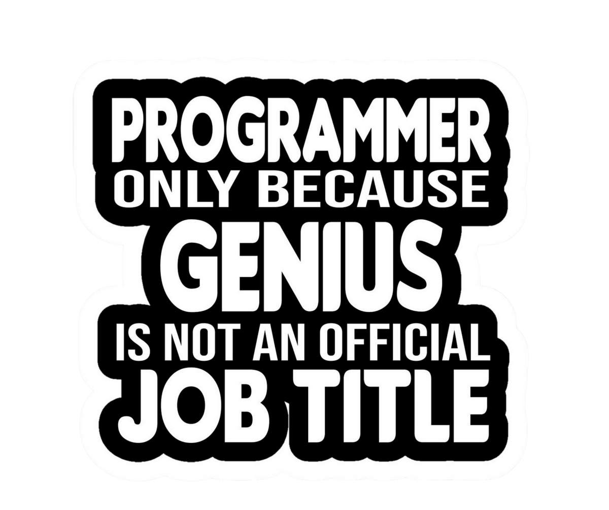 Programmer Sticker 25 | Customized Sticker BD