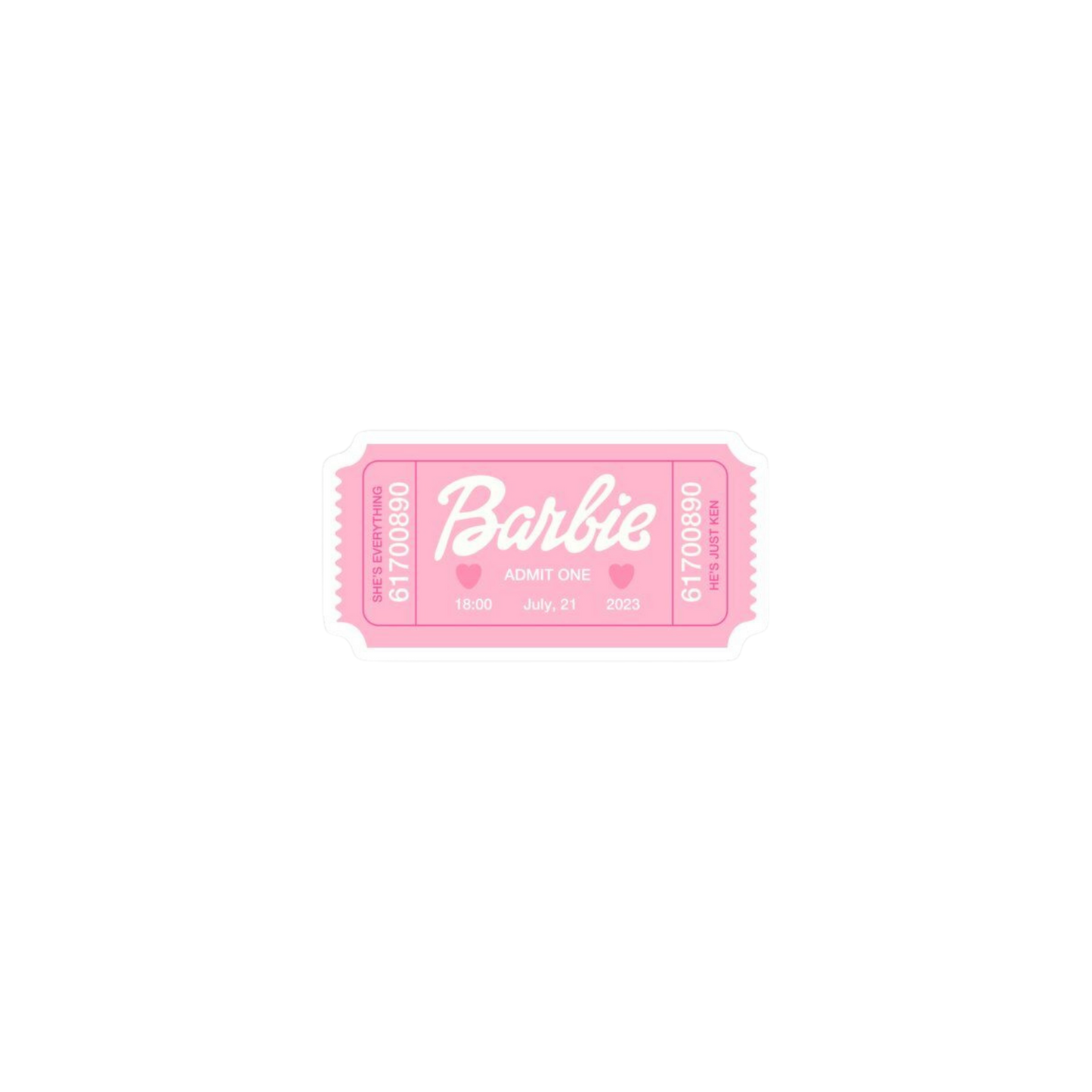 Barbie Sticker 16 | Customized Sticker