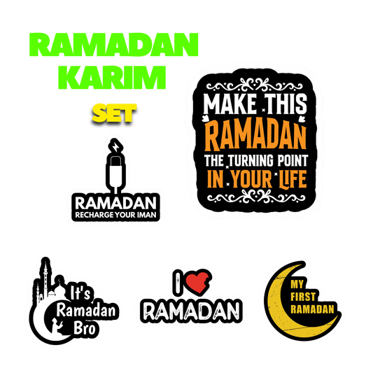 Ramadan Karim Sticker Set | Customized Sticker BD