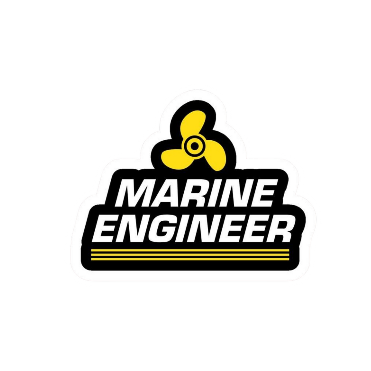 Marine Engineer Sticker | Nautical | Customized Sticker BD