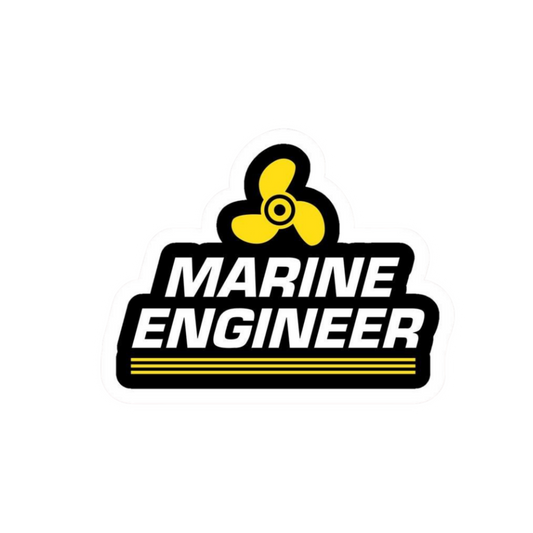 Marine Engineer Sticker | Nautical | Customized Sticker BD