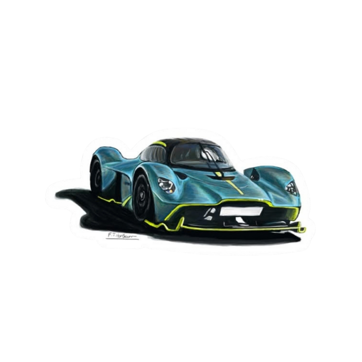 Aston Martin Car Sticker 13 | Customized Sticker BD