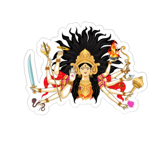 Durga Sticker 2 | Om, Gods, Mantras & Spritual Symbol | Customized Sticker BD
