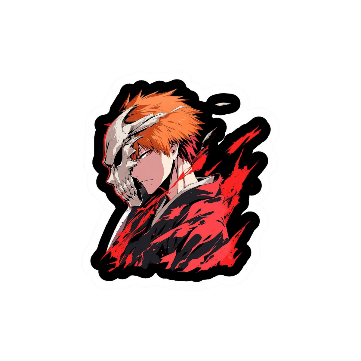 Ichigo Hollow Mask Sticker | Bleach | Anime Sticker