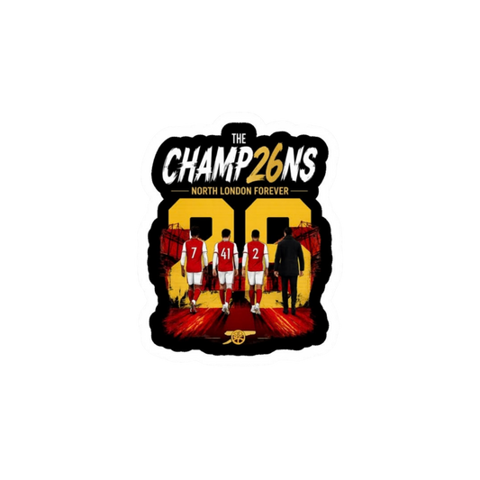 Arsenal The Champ26ns North London Forever Sticker | Customized Sticker BD
