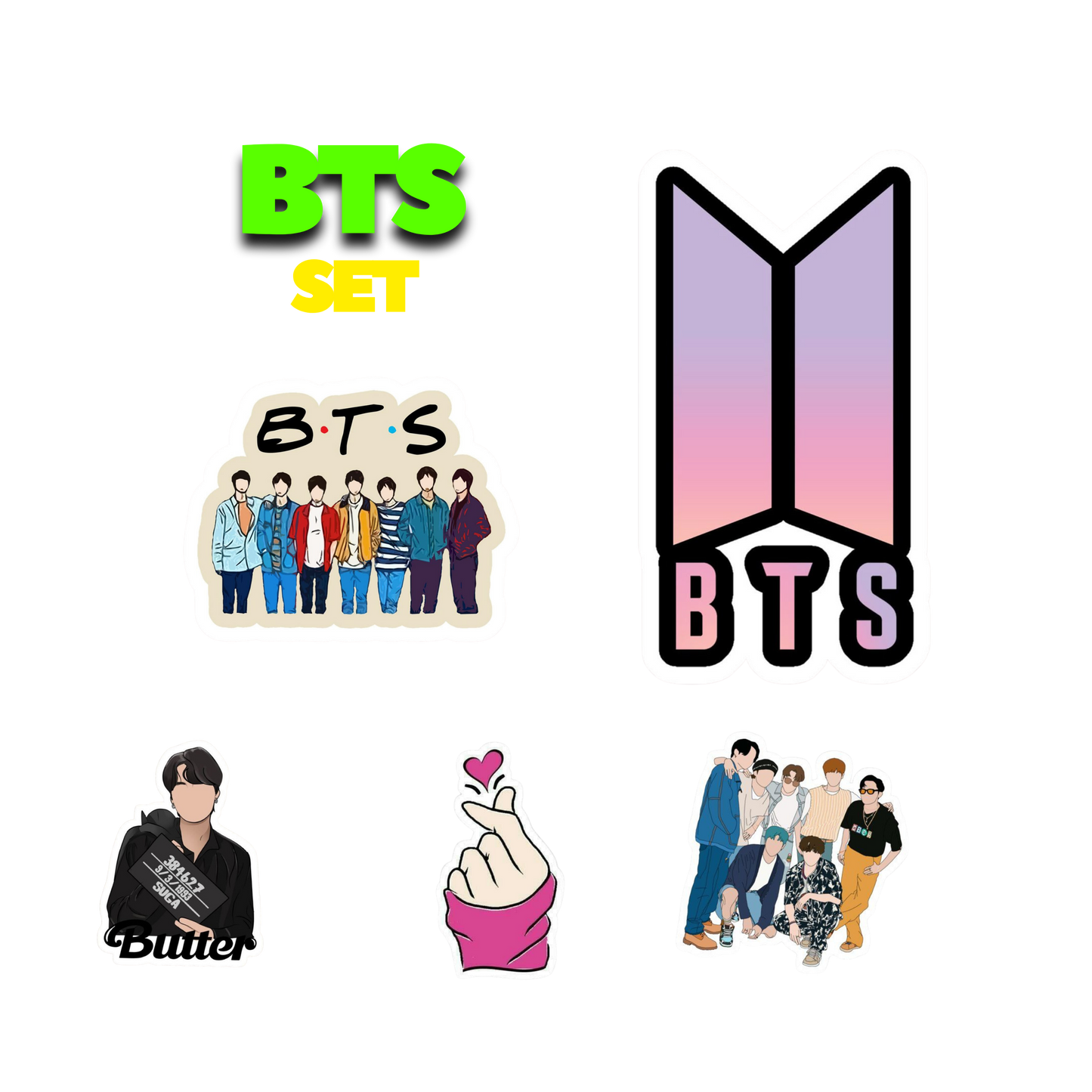 BTS Sticker Set | Sticker