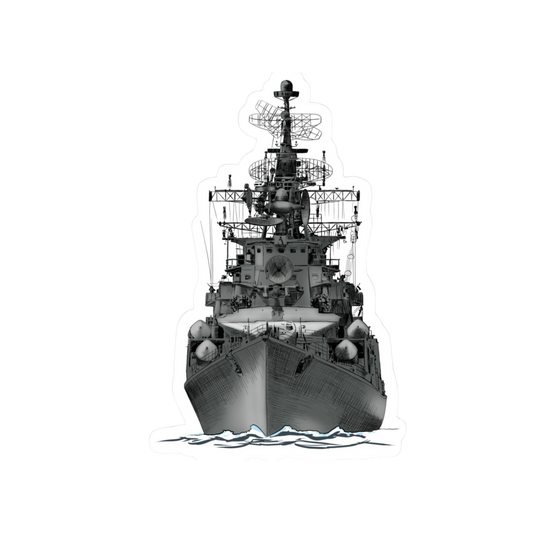 Warship Sticker | Front Naval Design | Customized Sticker BD