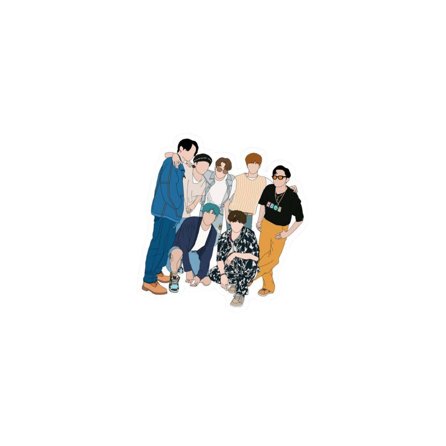 BTS Sticker Set | Sticker