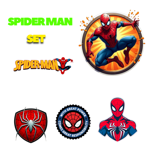Spider Man Sticker Set | Customized Sticker BD
