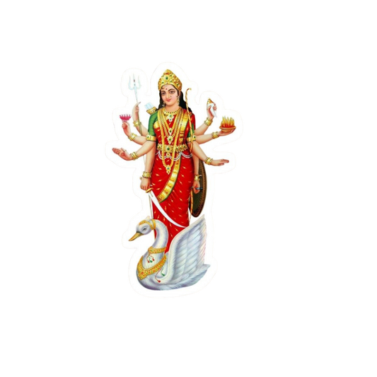 Santoshi Mata Sticker | Om, Gods, Mantras & Spritual Symbol | Customized Sticker BD