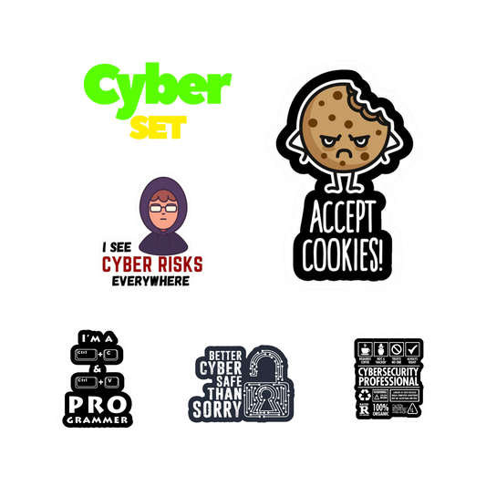 Cyber Security Sticker Set | Sticker | Cyber