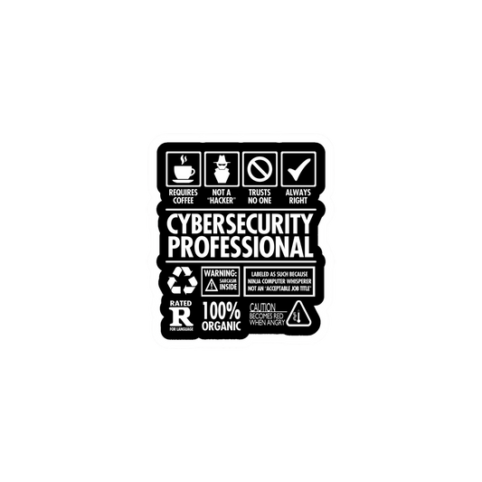 Cyber Security Sticker 4 | Cyber | Customized Sticker