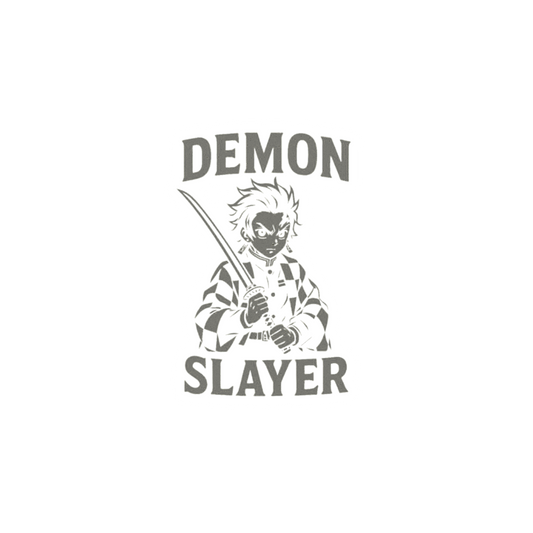 Tanjiro Kamado Sticker | Monochrome Lineart | Demon Slayer