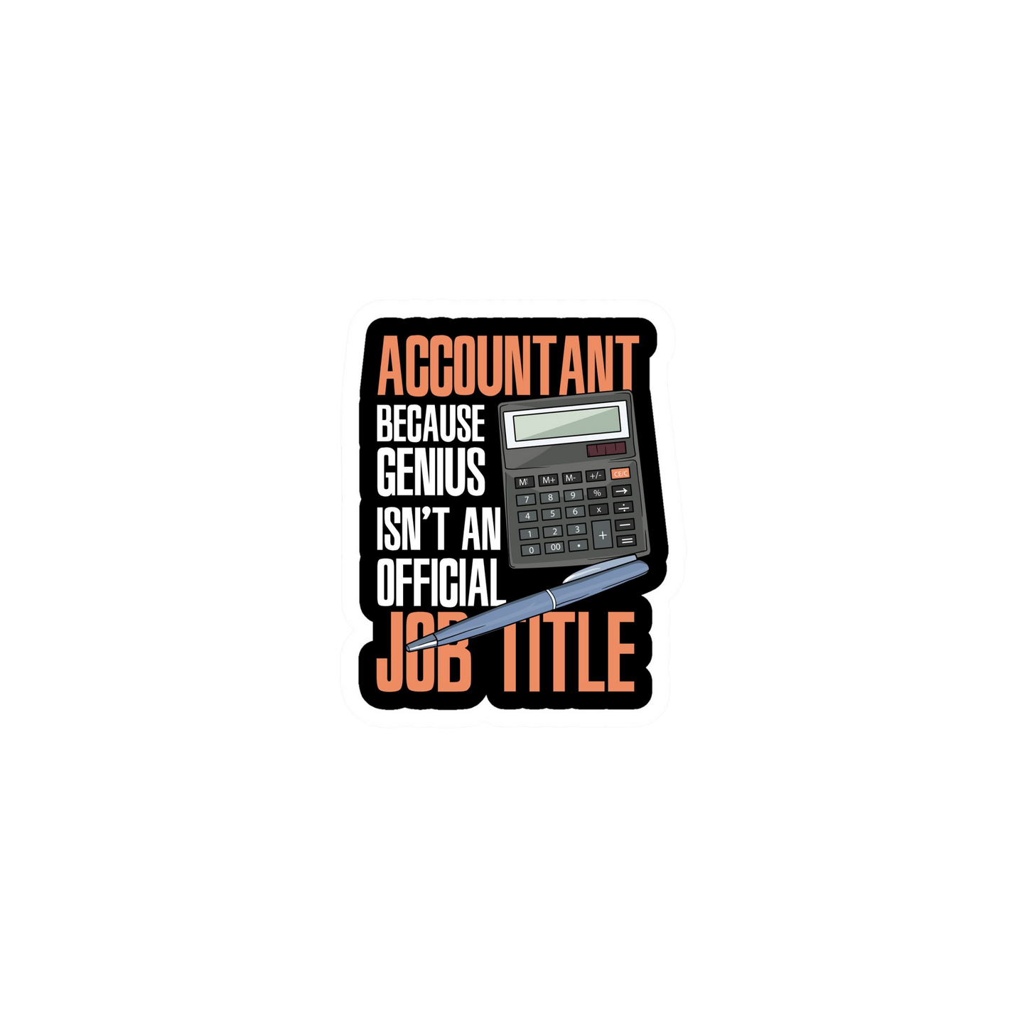 Accountant Sticker 3 | Sticker | Accountant