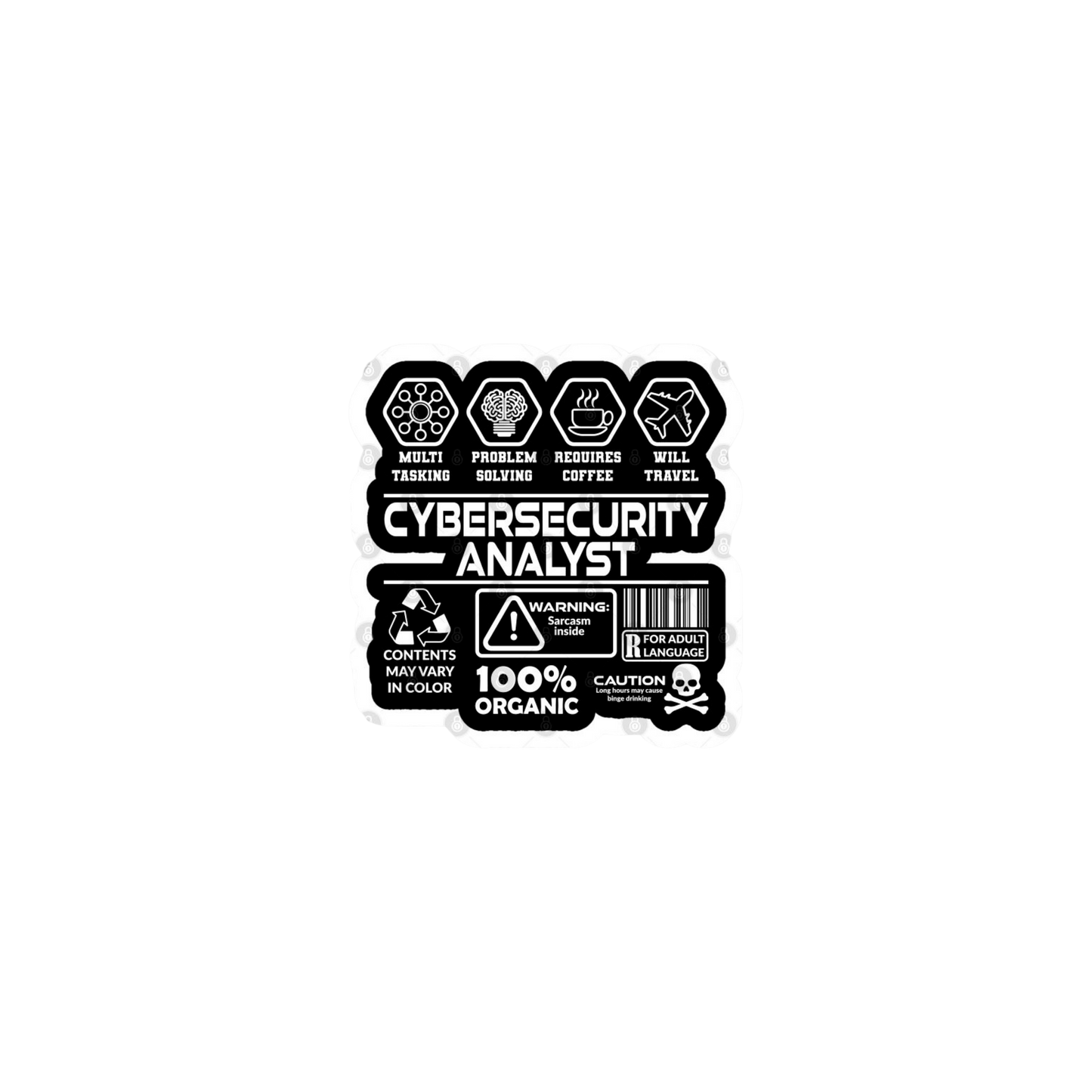 Cyber Security Sticker 7 | Cyber | Customized Sticker