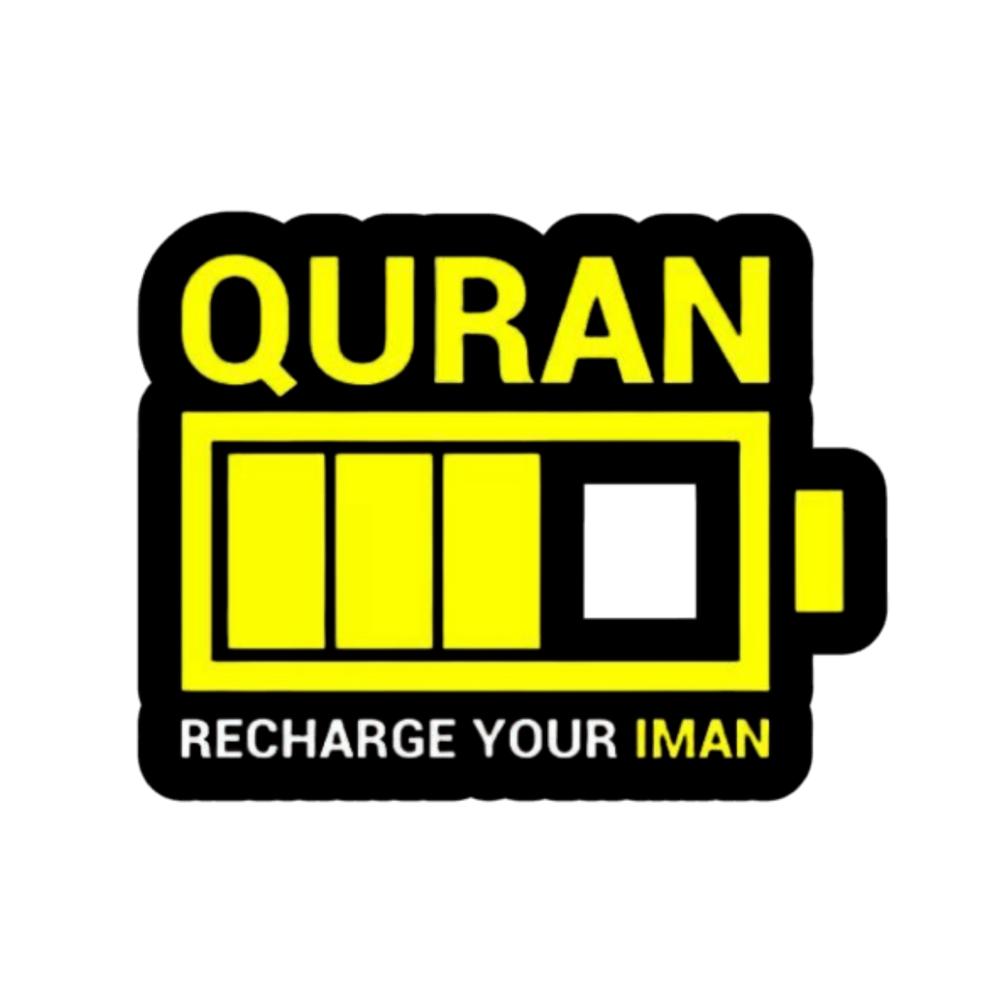 Quran Recharge your Iman | Islamic Sticker | Customized Sticker BD