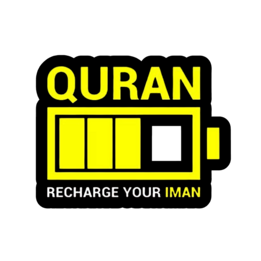 Quran Recharge your Iman | Islamic Sticker | Customized Sticker BD