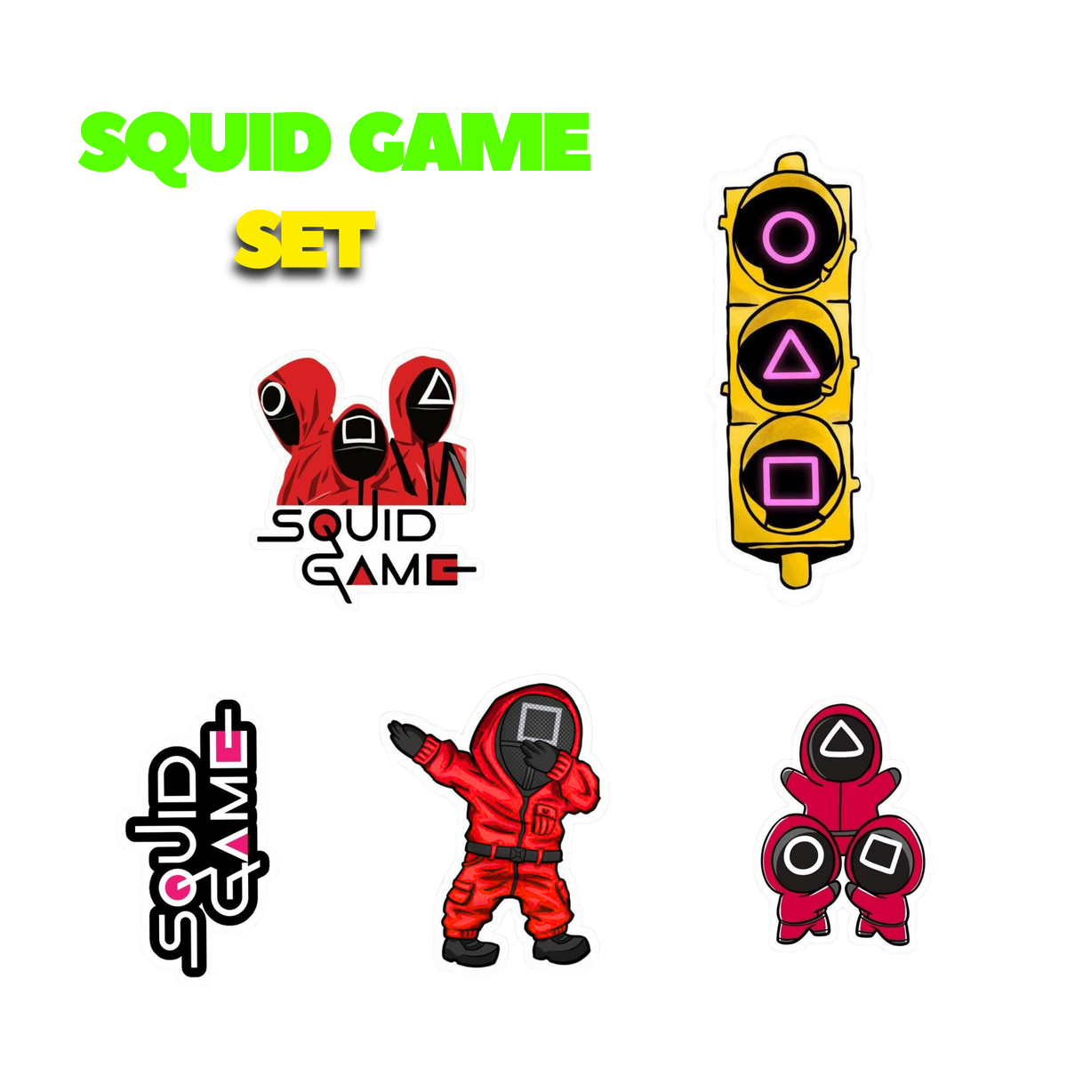 Squid Game Sticker Set | Customized Sticker BD