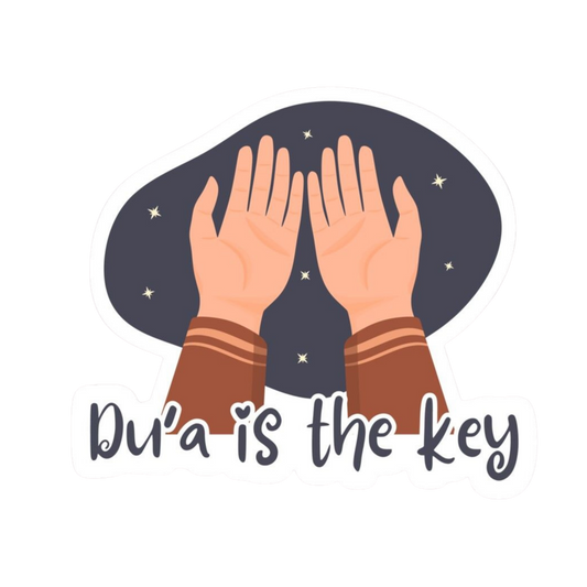 Dua Is The Key | Islamic Sticker | Customized Sticker BD