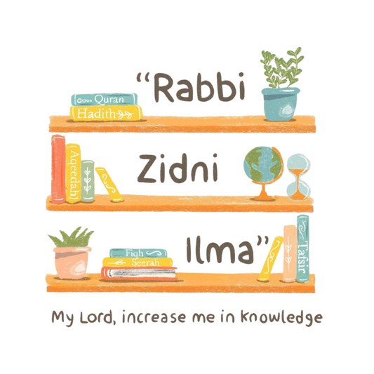 Rabbi Zidni Ilma | Islamic Sticker | Customized Sticker BD