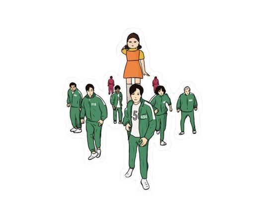 Squid Game Sticker 12 | Customized Sticker BD