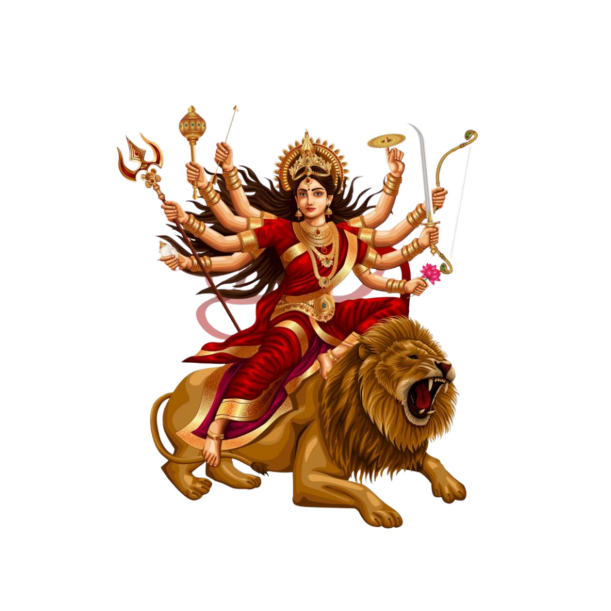 Durga Sticker 3 | Om, Gods, Mantras & Spritual Symbol | Customized Sticker BD