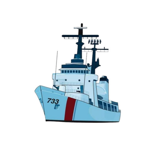Patrol Ship Sticker | Naval Vessel | Customized Sticker BD