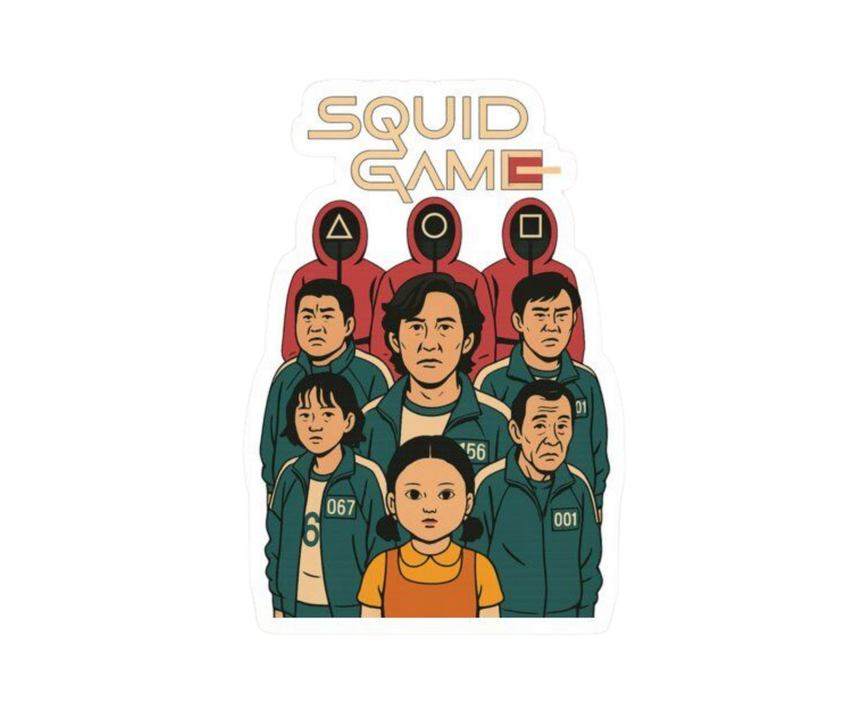 Squid Game Sticker 13 | Customized Sticker BD