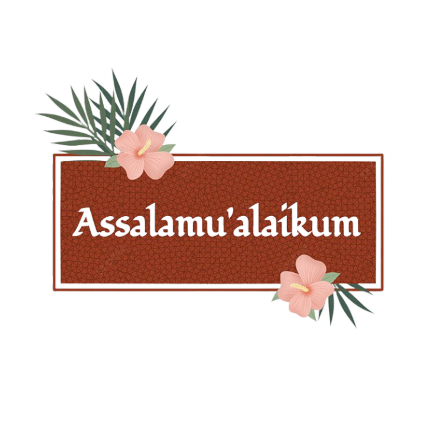 Assalamu Alaikum 1 | Islamic Sticker | Customized Sticker BD